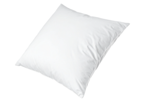 Clean white sleeping pillow object png