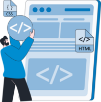 customizar codificação conceito local na rede Internet png