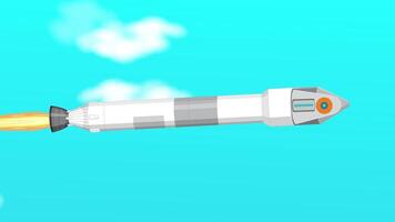 Illustrates nuclear fission and explosion sequence video