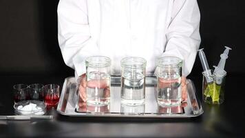Creating foam using dry ice and soap solution video