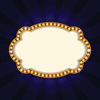 Cinema Retro with Sparkling Color vector