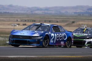 NASCAR Cup Series driver Josh Berry (21) navigates around Turn 2 at Sonoma Raceway. editorial_image