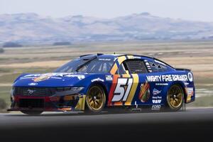 NASCAR Cup Series driver Cody Ware (51) navigates around Turn 2 at Sonoma Raceway. editorial_image
