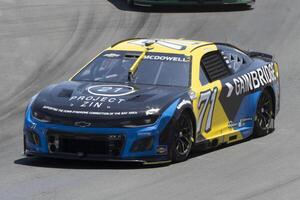 NASCAR Cup Series driver Michael McDowell (71) navigates around Turn 4 at Sonoma Raceway. editorial_image