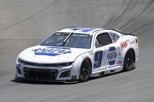NASCAR Cup Series driver Chase Elliott (9) navigates around Turn 4 at Sonoma Raceway. editorial_image