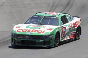 NASCAR Cup Series driver Brad Keselowski (6) navigates around Turn 4 at Sonoma Raceway. editorial_image