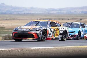 NASCAR Cup Series driver Chase Briscoe (19) navigates around Turn 2 at Sonoma Raceway. editorial_image