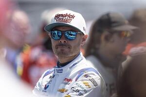 NASCAR Cup Series driver Kyle Larson (5) before the start of the race at Sonoma Raceway. editorial_image