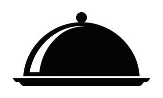 Simple tray outline design silhouette vector