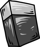 Grey Rubber Eraser vector