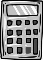 Basic Calculator Cartoon vector