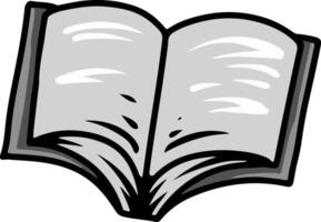 Open Book Cartoon vector