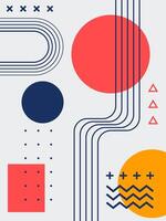abstract circle modern geometric vector