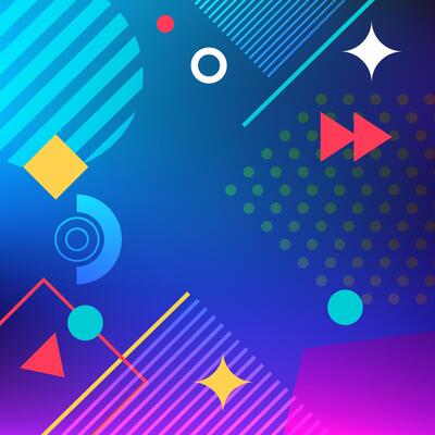 Abstract geometric background. Gradient background, Ideal for web banners