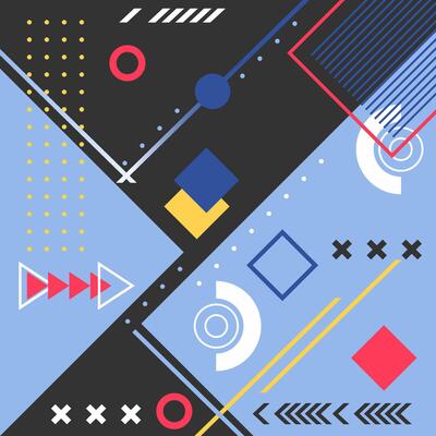 Abstract geometric background gradient background, Ideal for web banners, social media posts, or any design for decoration