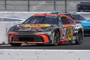 NASCAR Cup Series driver Chase Briscoe (19) navigates around Turn 11 at Sonoma Raceway. editorial_image