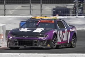 NASCAR Cup Series driver Alex Bowman (48) navigates around Turn 11 at Sonoma Raceway. editorial_image