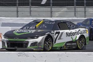 NASCAR Cup Series driver Justin Haley (7) navigates around Turn 11 at Sonoma Raceway. editorial_image