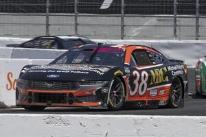 NASCAR Cup Series driver Zane Smith (38) navigates around Turn 11 at Sonoma Raceway. editorial_image