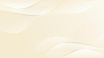 Abstract smooth beige luxury wave background vector