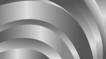 Elegant abstract silver metallic background. Luxurious curve design vector