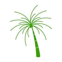 coconut trees like fireworks vector