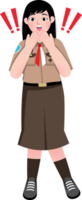 Scout Student Surprised png