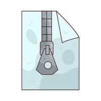 zip file illustration vector
