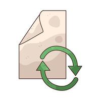 refresh file illustration vector