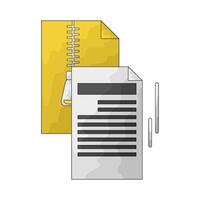 illustration of a zip file vector