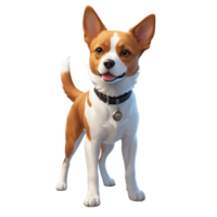 Smiling Dog on Transparent Background png
