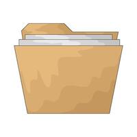 financial report folder vector
