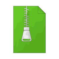 illustration of zip file vector