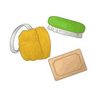 cleaning tools set vector