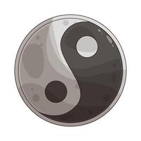 yin yang sign vector