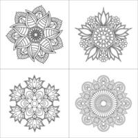 Explore intricate mandala designs for coloring a relaxing artistic journey perfect for mindful vector