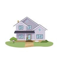 Illustration of a modern house vector