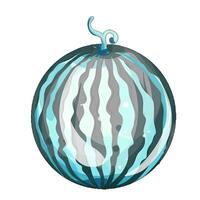 A vibrant beach ball with a unique spiral pattern brings joy to sunny days at the beach. vector