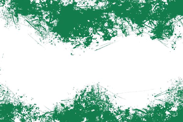 Abstract grunge green and white background. Ecology concept urban texture. Paint brush rough texture for banner, graffiti art, poster, cover