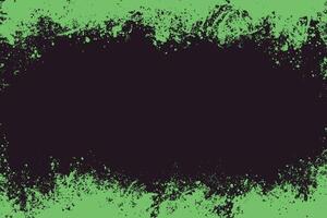 Grunge abstract background. Neon green grunge overlay on dark background. Rough ink paint texture. Graffiti retro brush stroke urban overlay background for banner, ads, website, presentation, cover vector