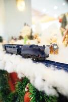 A train on a track photo