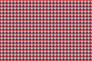 Geometric pattern with red and blue diamonds vector