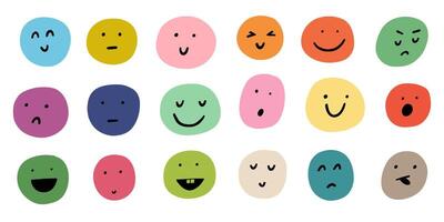 Happy Smile Face Cartoon Icon vector