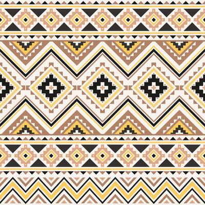 Tribal striped seamless pattern. Aztec geometric background. Can be used in textile design, web design for making of clothes, accessories, backpacks, decorative paper, wrapping, envelope, etc.