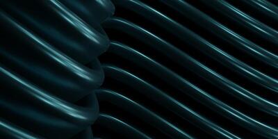 Wallpaper wavy lines glossy texture abstract curve background 3d illustration photo