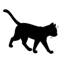 Silhouette of a running horse with flowing mane in motion vector