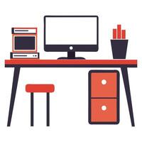 Ergonomic Workspace Design vector