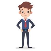 Ambitious Young Businessman Graphics vector