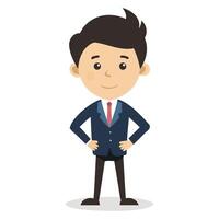 Modern Entrepreneur Character Illustrations vector