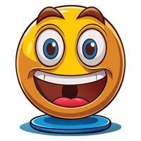 Joyful Emoticon Vectors Illustrations